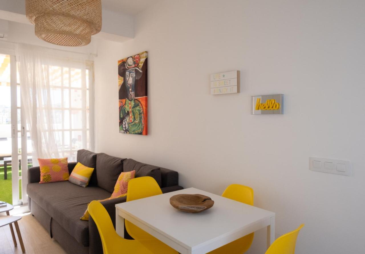 Penthouse City Center Private Terrace Wifi Малага Екстериор снимка