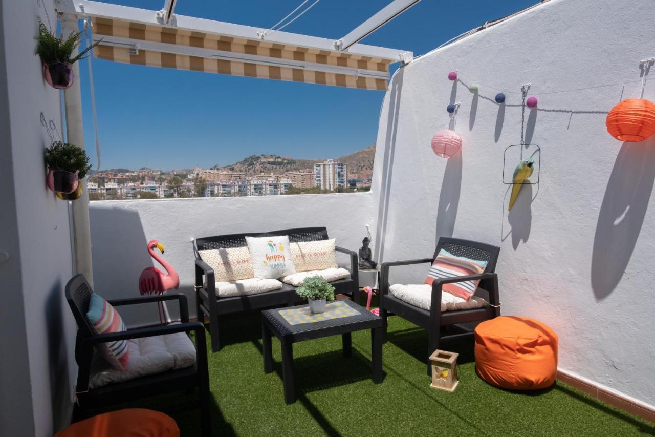 Penthouse City Center Private Terrace Wifi Малага Екстериор снимка